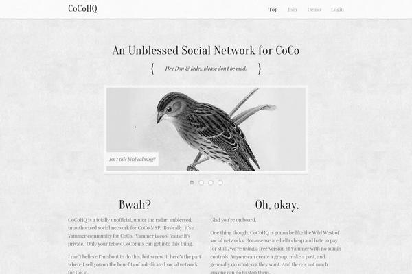 cocohq.com site used Penandpaper_wp_1.0.1