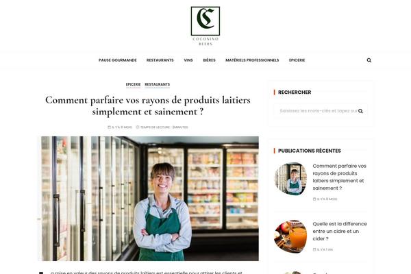 GuCherry Blog theme site design template sample