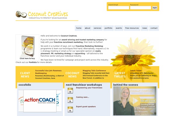 coconut WordPress theme, websites list used coconut theme coconut theme websites examples