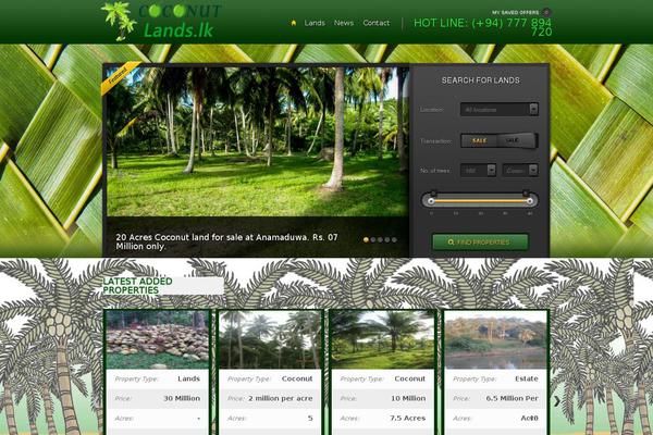 coconutlands.lk site used Homequest Child