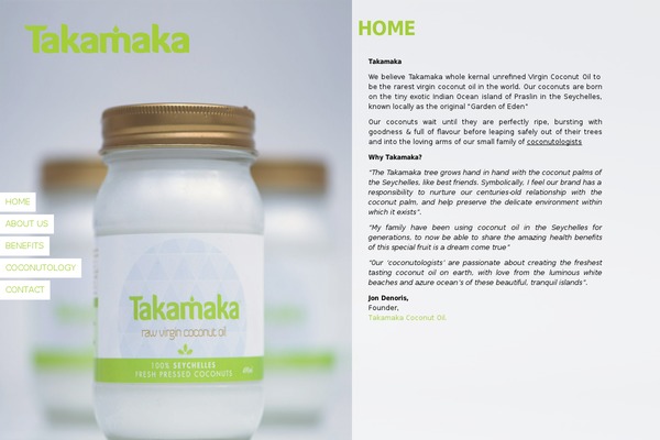 CONTRAST theme site design template sample