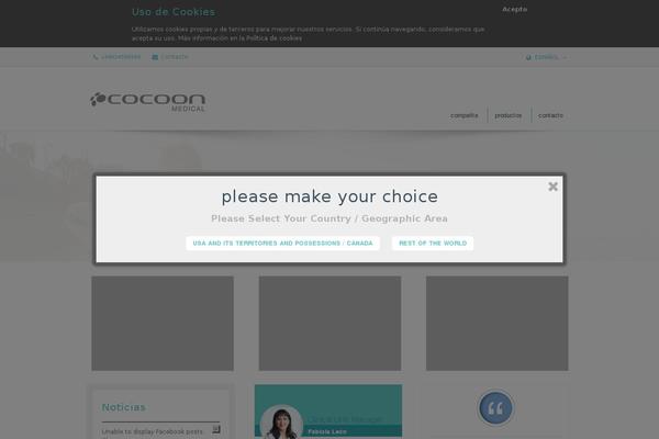 Site using Easy Modal plugin