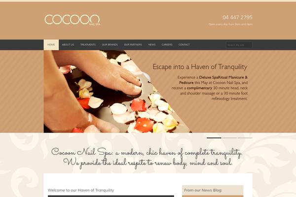 cocoonnailspa.com site used Fitness-wp