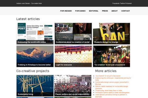 Foundation theme site design template sample