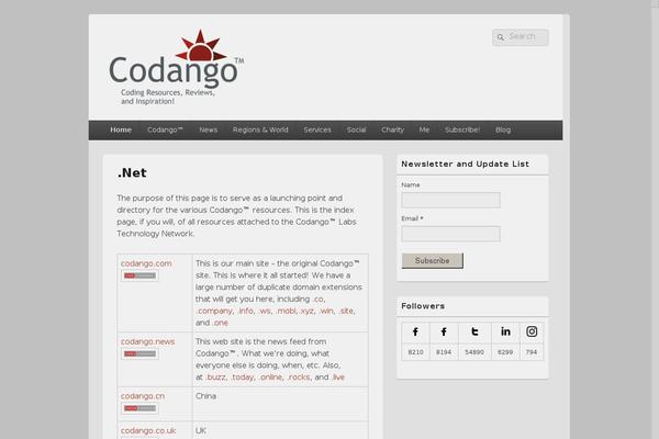 codango.net site used WriterStrap