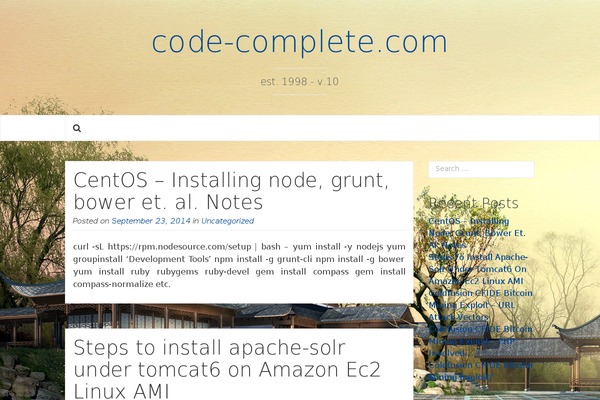 SoSimple theme site design template sample