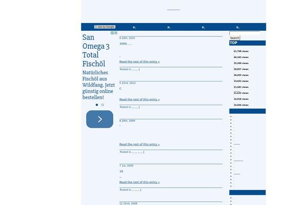 Bluesense theme site design template sample