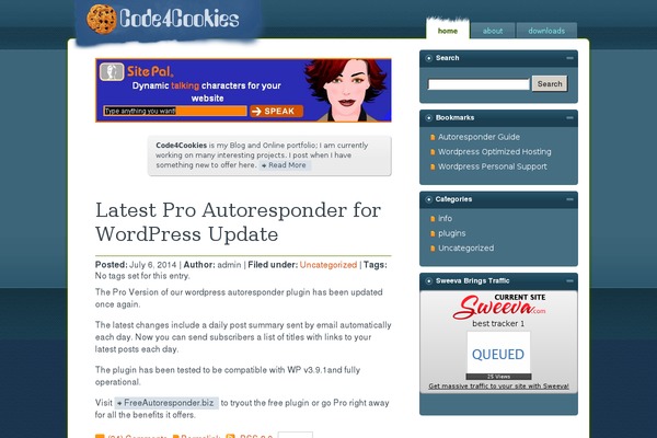 Site using [GWA] AutoResponder plugin
