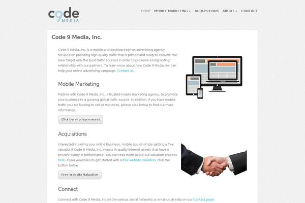 Flexible theme site design template sample