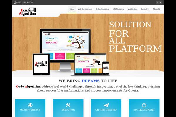 Mestro theme site design template sample