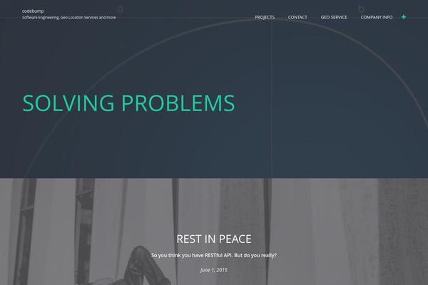Planum theme site design template sample