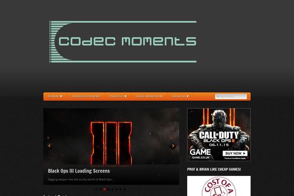 GamePress theme site design template sample