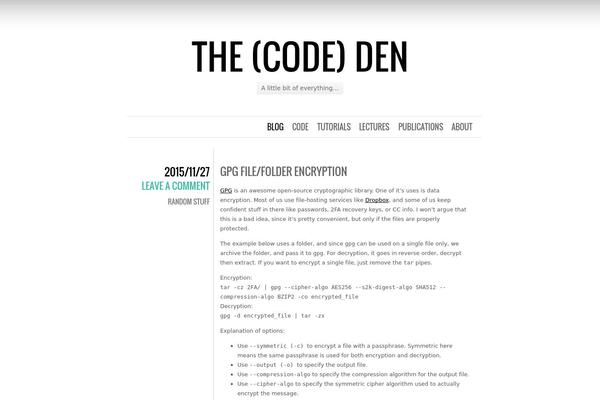Chunk theme site design template sample