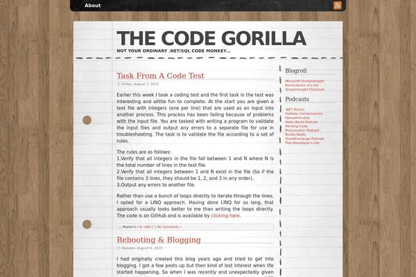 Desk theme site design template sample