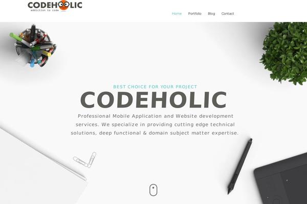 Uncode theme site design template sample