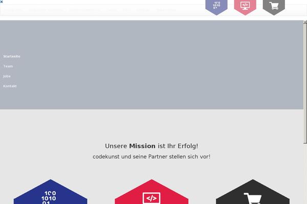codekunst.com site used Codekunst-theme