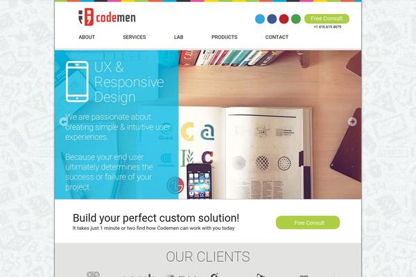 Cm theme site design template sample