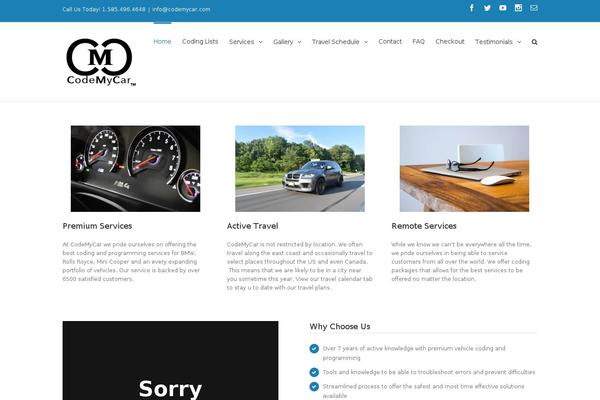 WordPress website example screenshot