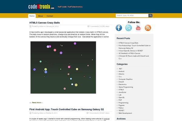 zBench theme site design template sample