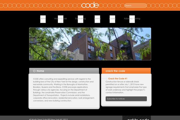 Code theme site design template sample