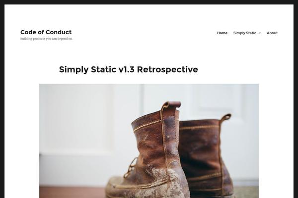 The One Pager theme site design template sample