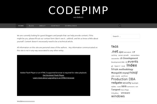 Suits theme site design template sample