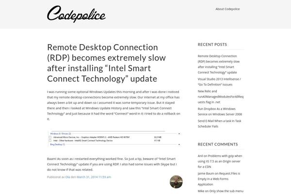 Farad theme site design template sample