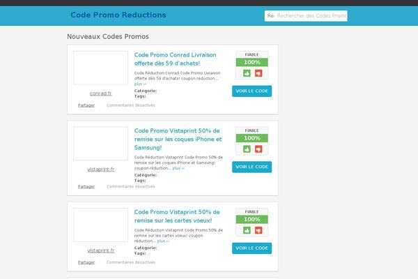 Flatter theme site design template sample