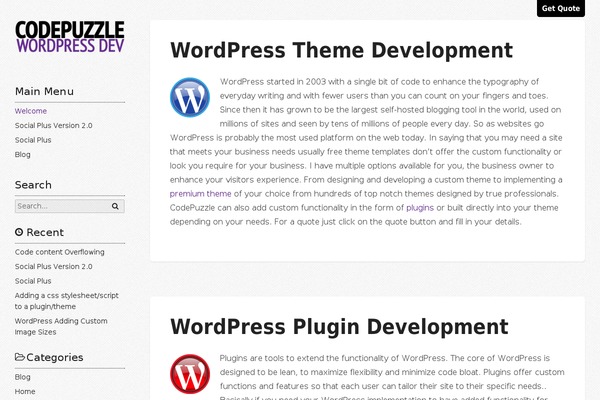 Seattle theme site design template sample