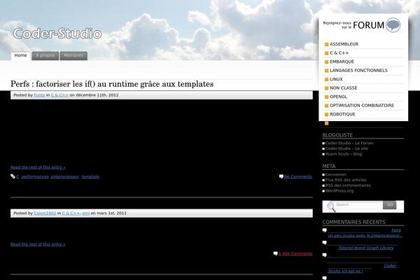 Fusion theme site design template sample