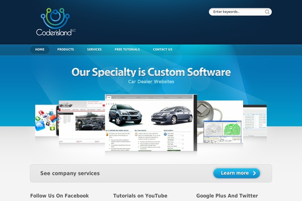Showtime 3.3 theme site design template sample