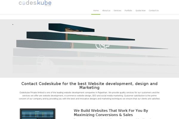 Site using Social-media-builder plugin