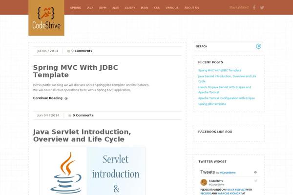 Fizz theme site design template sample