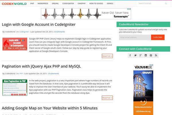 Techblog theme site design template sample