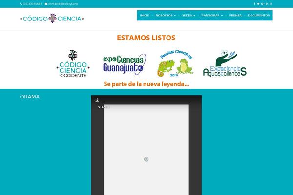 Site using jQuery Colorbox plugin