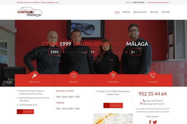 Auto Repair theme site design template sample