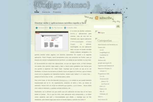 Scruffy theme site design template sample