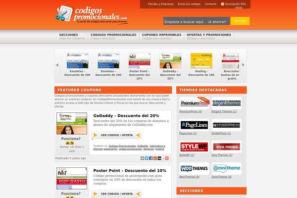 Couponpress theme site design template sample