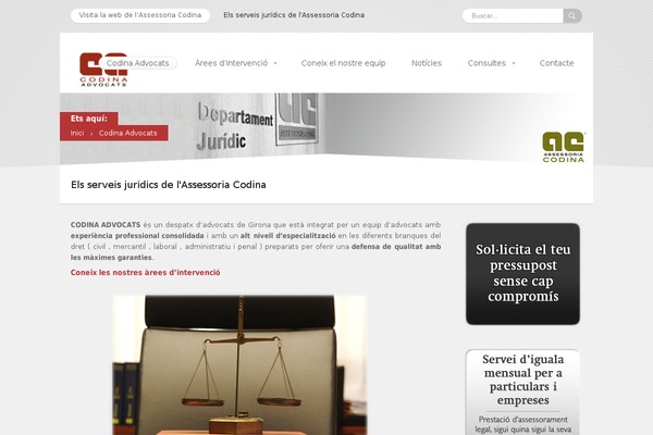 codinaadvocats.com site used Felis