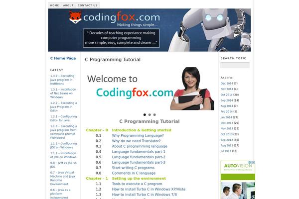 Thesis 1.8.4 theme site design template sample