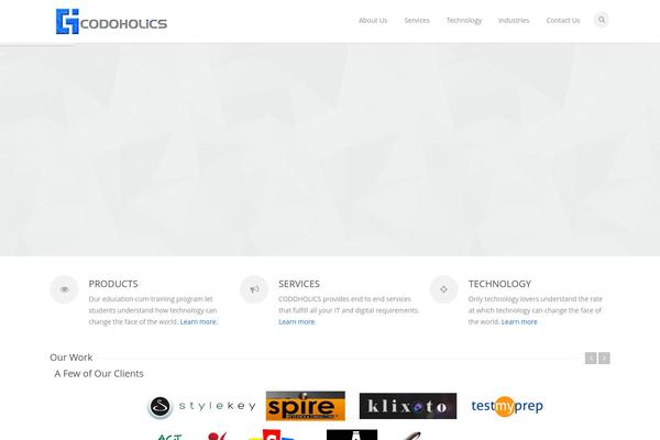 Astrum theme site design template sample