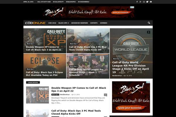 Sensei theme site design template sample