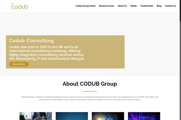BeTheme Child theme site design template sample