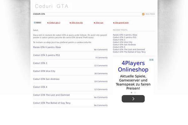UltraLight theme site design template sample
