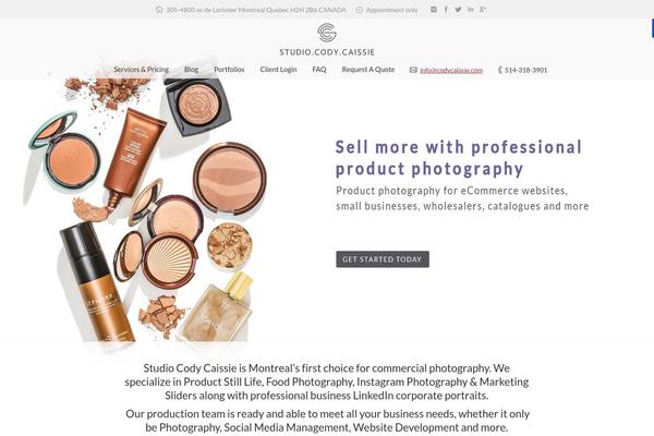 Armada theme site design template sample