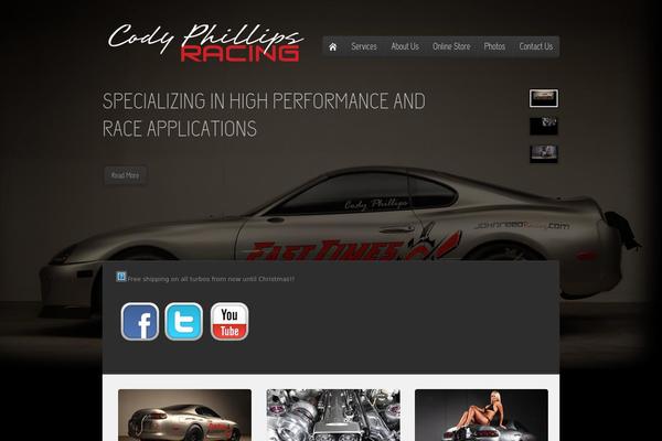 Duotive Fortune theme site design template sample