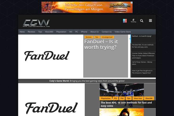 Site using CafePress Widget plugin