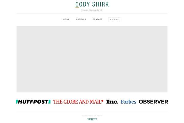 Bjorn theme site design template sample