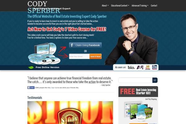 Nano theme site design template sample