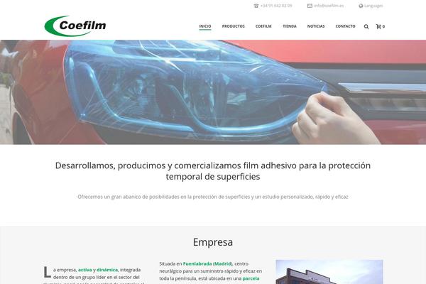 Savoy theme site design template sample